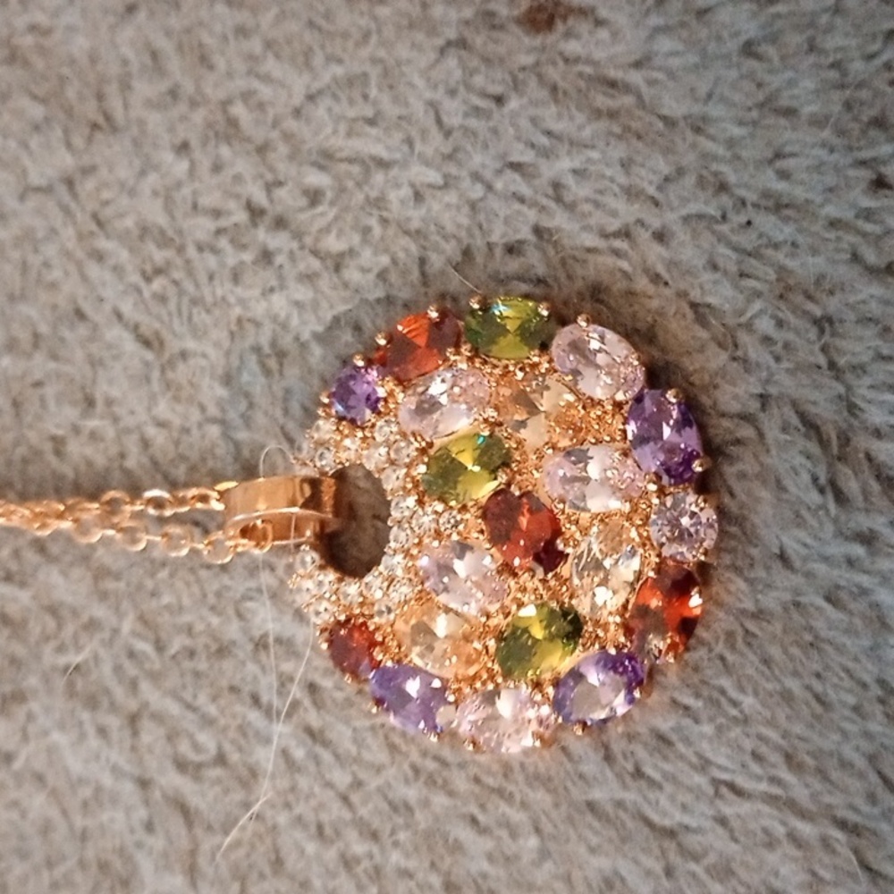 Real crystal necklace